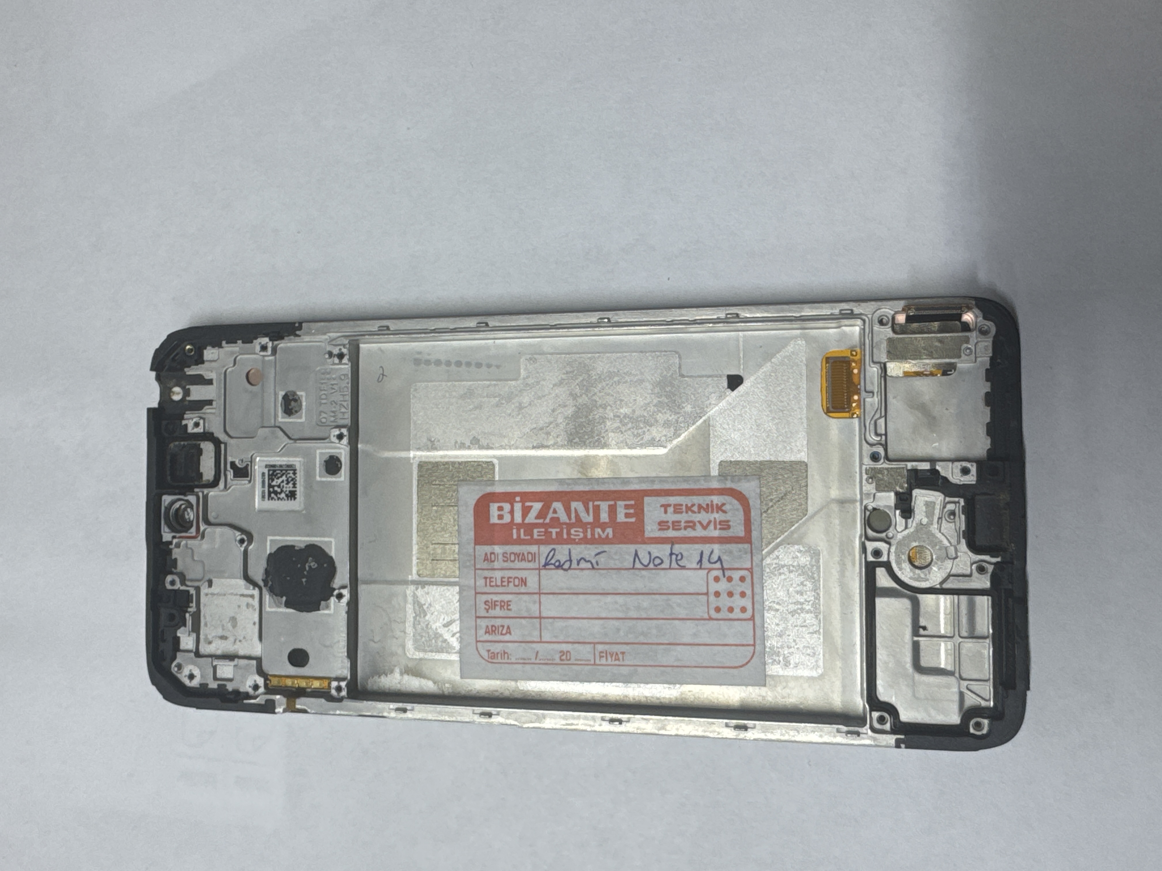 Redmi note 14 ekran çıtası